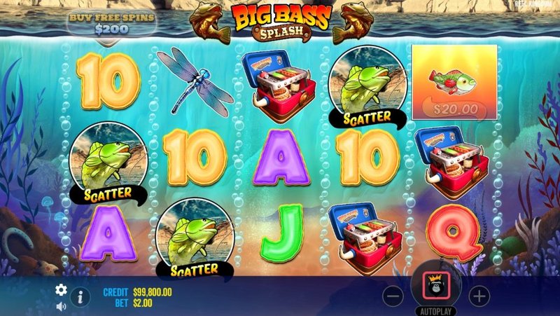Tauchen Sie in die Welt von Big Bass Splash - eine neue Slot-Erfahrung, big bass splash